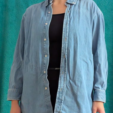 Chemise en jean oversize