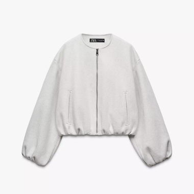 Giacca con zip Zara