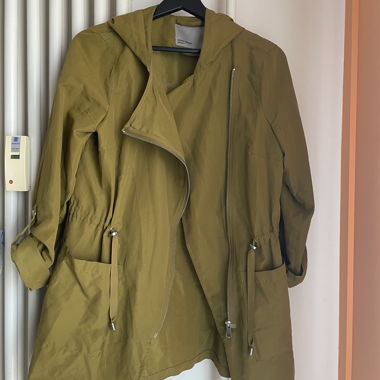 Veste à capuche olive