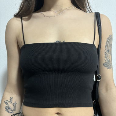 schwarzes top