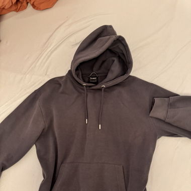 GREY oversized hoodie S