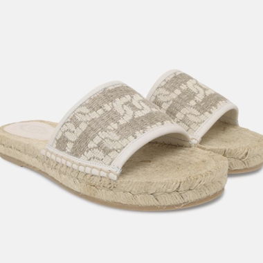 TOD'S Espadrille Slides