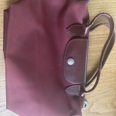 Sac à main bordeaux Longchamp