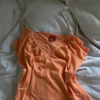 Top Y2K Orange