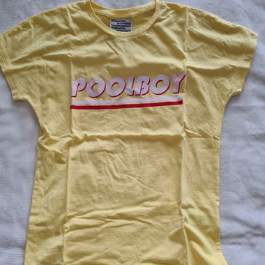T-shirt in cotone giallo S