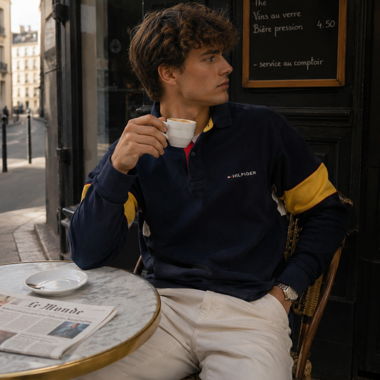 Polo Tommy Hilfiger à manches longues