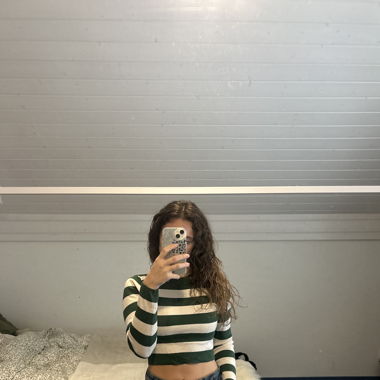 Gestreiftes Crop Top