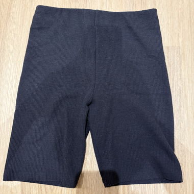 Black cycling shorts, very comfortable
