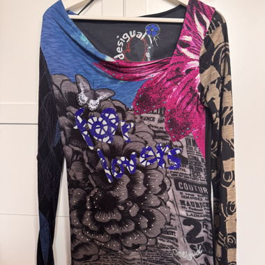 Maglietta Desigual a Maniche Lunghe