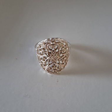 Bague en argent Mandala