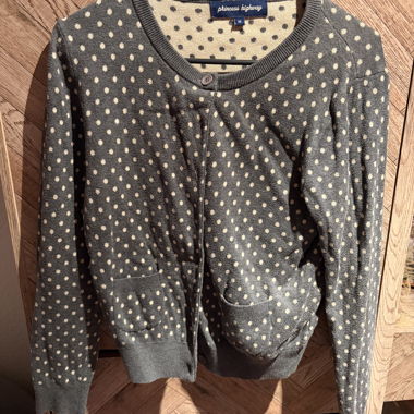 Polka-Dot Cardigan