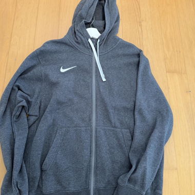 Grau Nike Zip-up-Hoodie