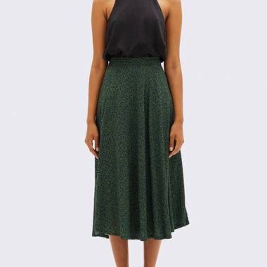THINKING MU Lavanda Skirt - Green