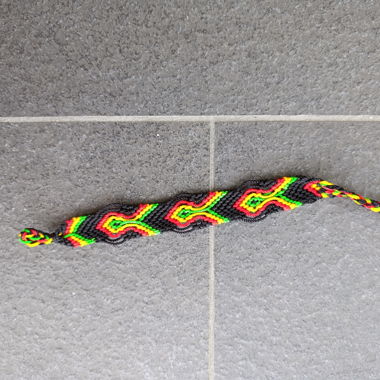 Braided Reggae Bracelet