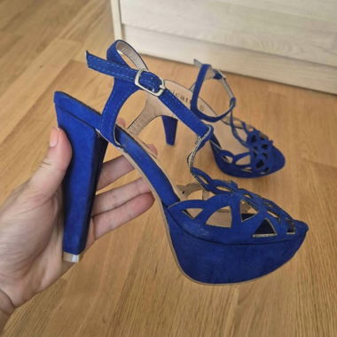 Ricatti Blue High Heels