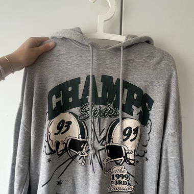 Hoodie H&M Champs gris XS