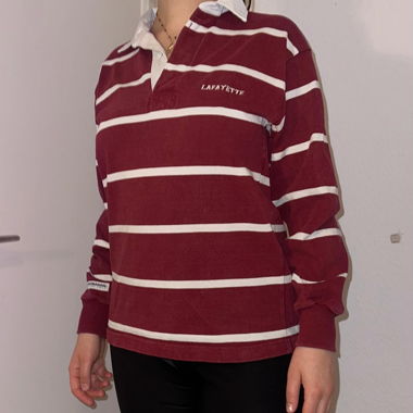 Polo rayé de rugby vintage 