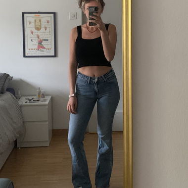 Jeans a zampa Lee