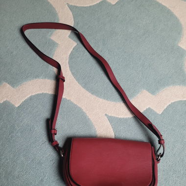 Sac bandoulière bordeaux