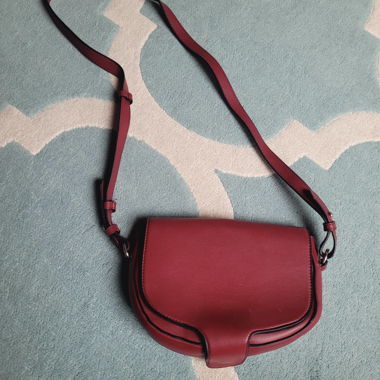Sac bandoulière bordeaux
