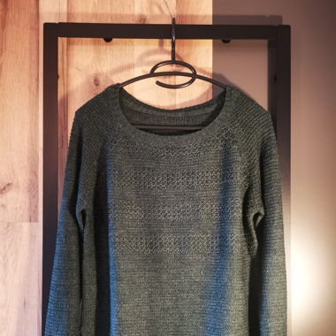 Strickpullover grün