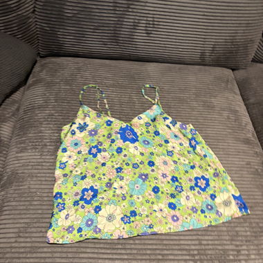 Floral Spaghetti Top
