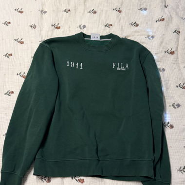 FILA Green Sweatshirt M
