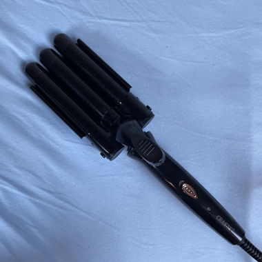 Ferro arricciacapelli triplo nero