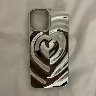 Silver iphone 12 pro phonecase