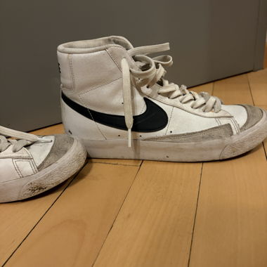 Scarpe Nike alte bianche