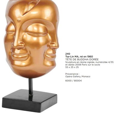 Golden Buddha-Skulptur