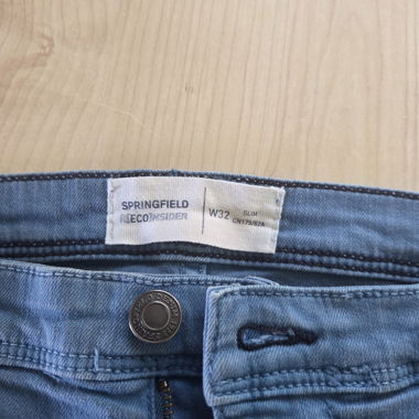 Men's Lot of 3 Blue Slim Jeans Springfield and Celio