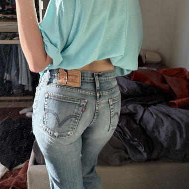 Levi's Bootcut Vintage Low-Rise Jeans