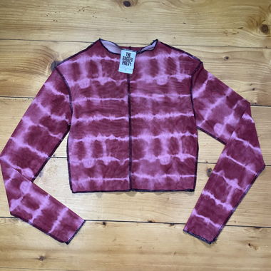 Mesh-Pullover