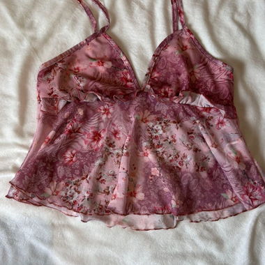 Pinkes Blumen Top