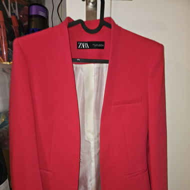 Giacca Tailleur ZARA Rosa, Taglia S Ideale per la Primavera