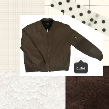 Giacca bomber kaki