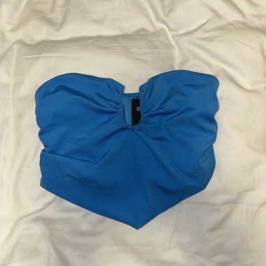 Blue tube top