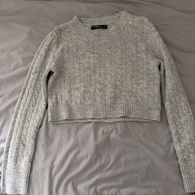 Grey Knit Sweater
