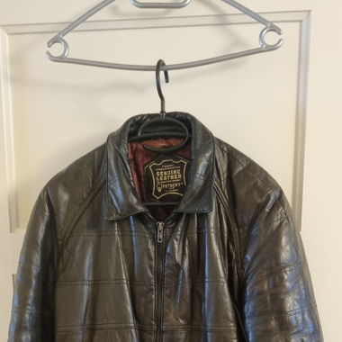 Lederjacke Braun