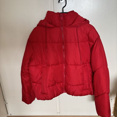 Rote gesteppte Jacke der Marke Zebra, Grösse S