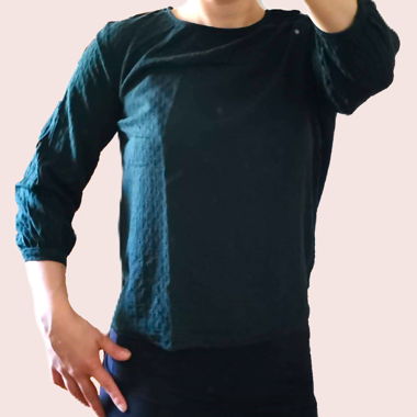 Dark-green blouse (M) 