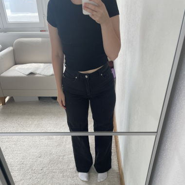 stretchy jeans black, gr 36