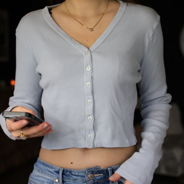 Brandy Melville Cardigan, blau