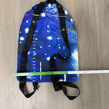 Blue Print Backpack