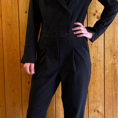 Tuta blazer nera