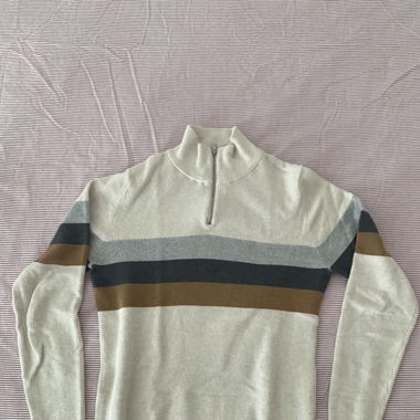 Next XS Mann Zip Neck Pullover