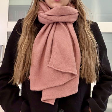 Rosa Strickschal