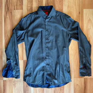 Chemise à manches longues grise