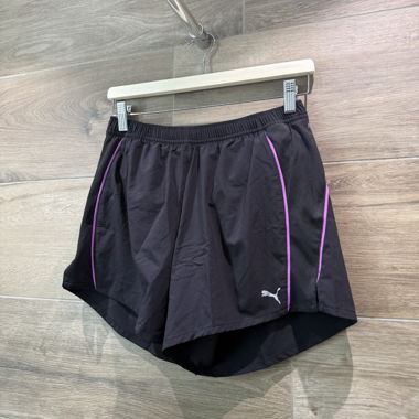 Shorts de course Puma noirs
